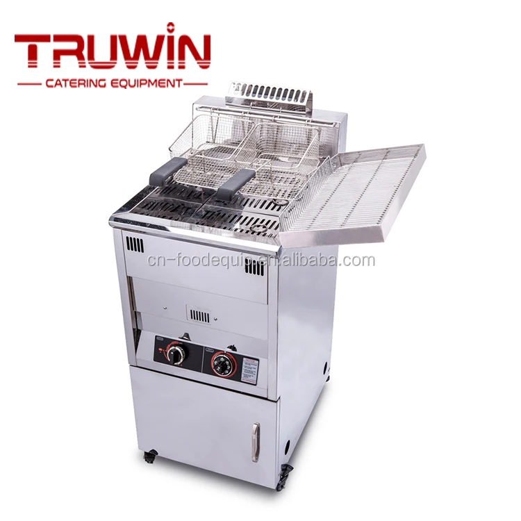 Gf17l Commercial Kitchen Equipment Marupin Table Top Gas Fryer Buy