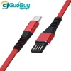 1M/3FT type-c Phone Cable Dichroic TPU Cable Fast Charger Data Flat Cable For Android Phone Universal Smart Phone Cables