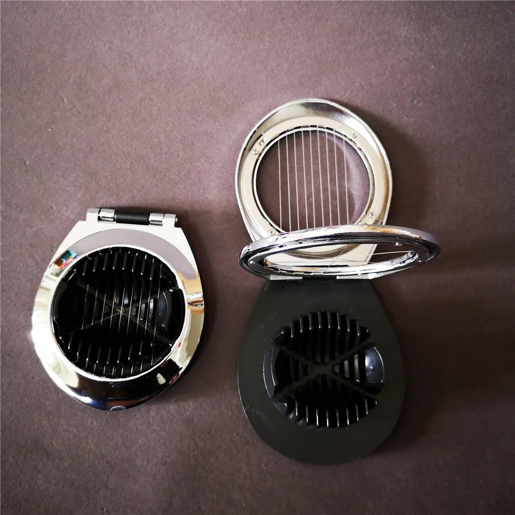 Steel wire multi functional egg slicer,2 in 1 egg cutter