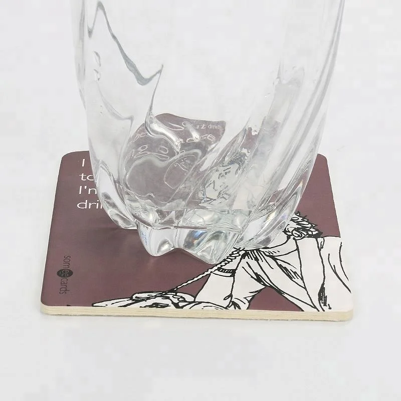 Personalized Design Paper Cardboard Drink Coasters Buy Cardboard