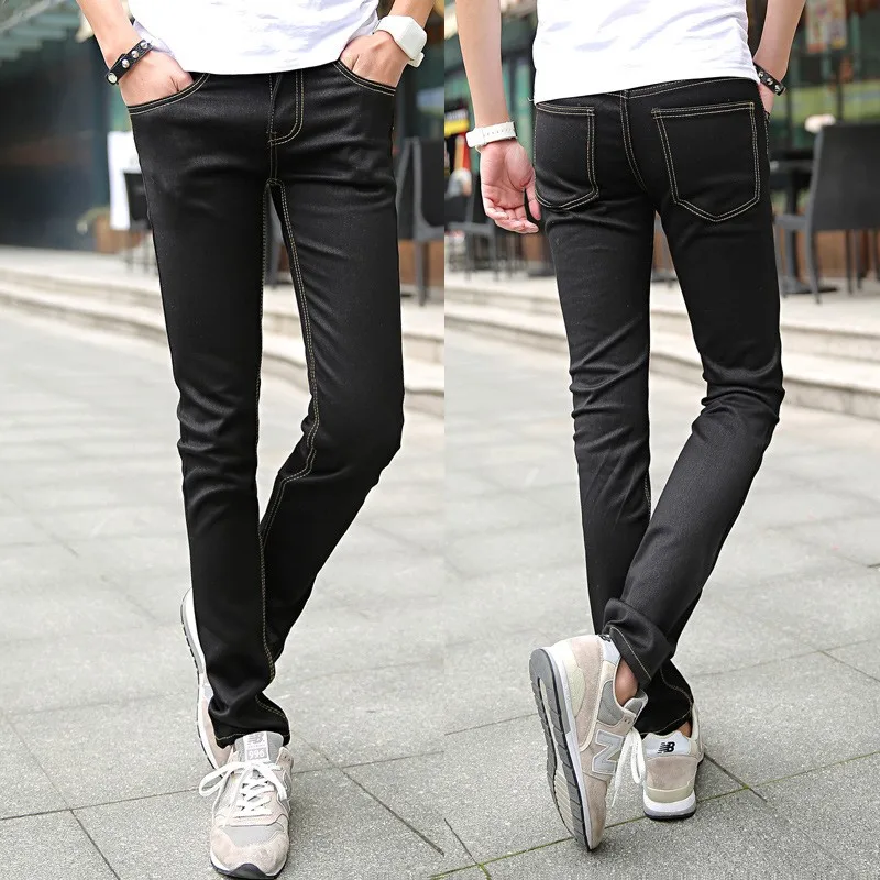 Fashion New Straight Style Black Slim Jeans For Men From Alibaba Store ...