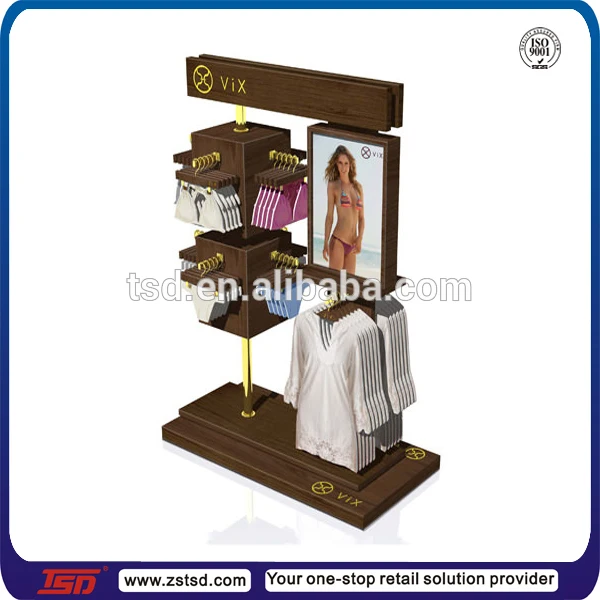 Custom High Quality Clothes Rack Shop Fittings Furniture For Clothing