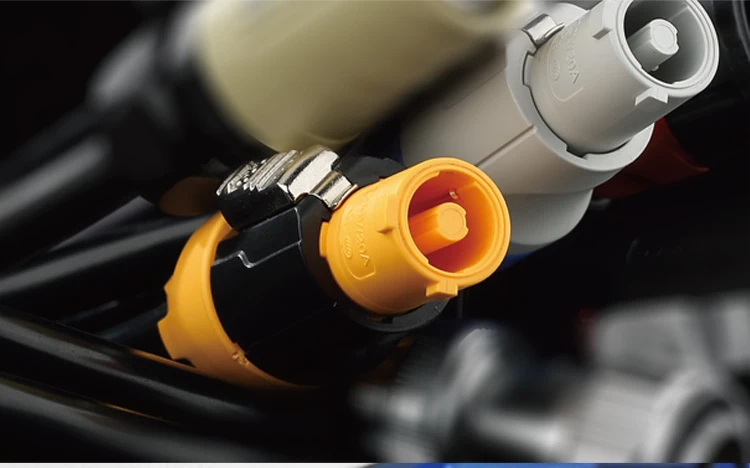 20a 500v Rated Male Powercon Connector For Stage Lighting - Buy ...