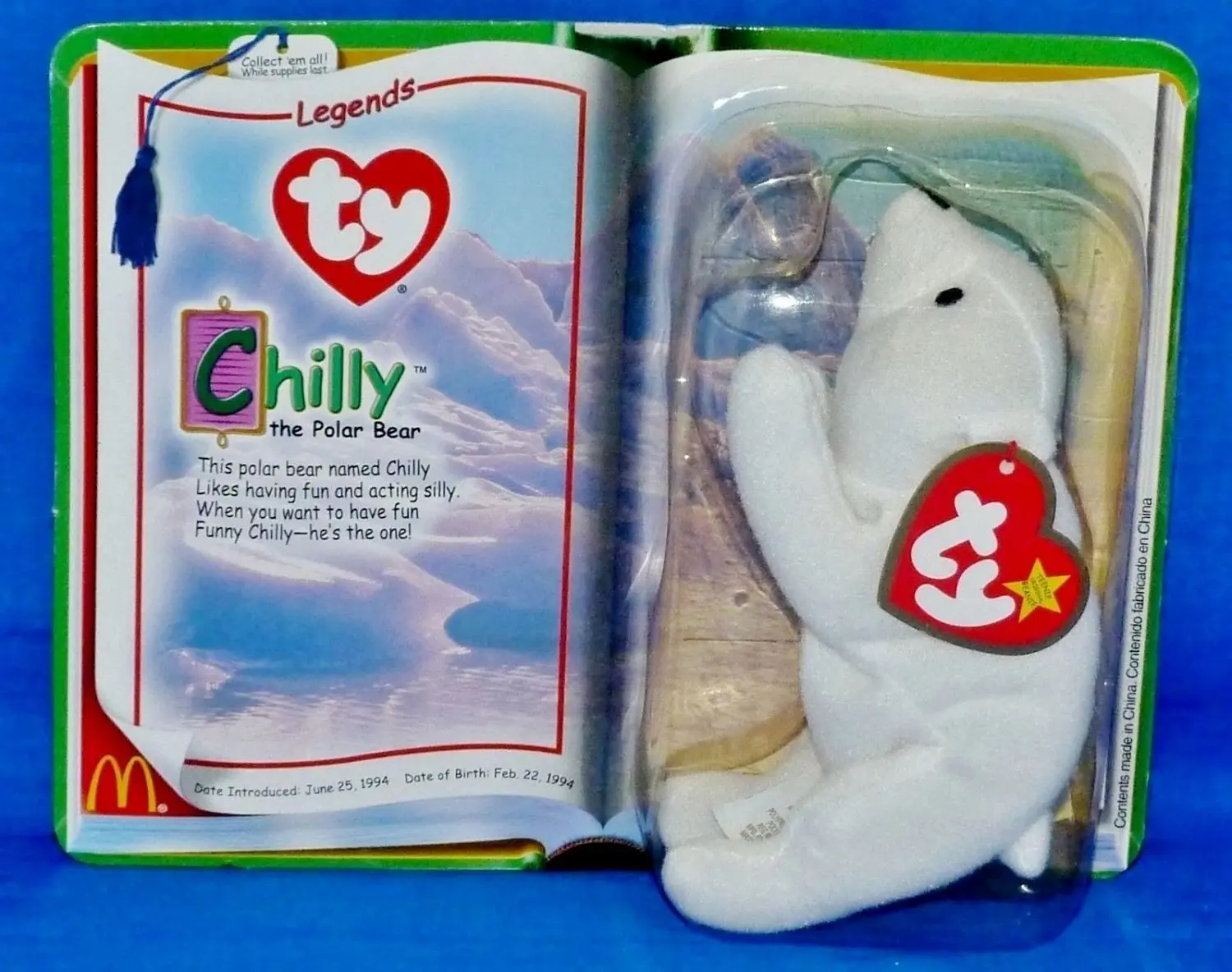 chilly beanie baby mcdonalds