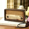 European retro radio home decoration resin decoration