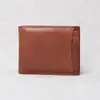 Premium portable content in leather business card holder wallet