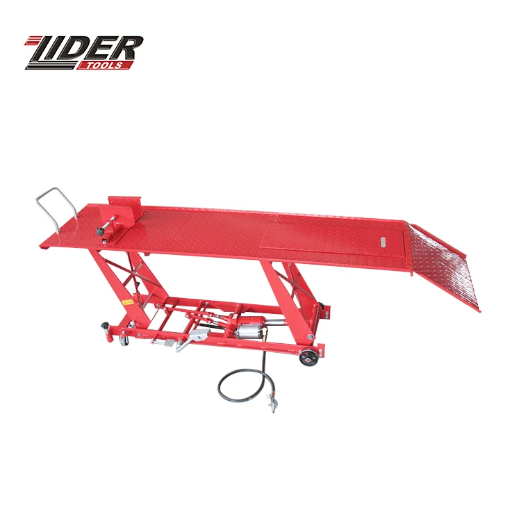 800lb Air/hydraulic Scissor Lift With Clamp Motorcycle Lift Table Buy