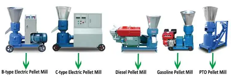 KL120,KL150,KL200 Straw pellet small feed pellet press machine