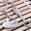 Heart I LOVE YOU Couple Keychain Lovers Keyring Keyfob Present Gift BP5652