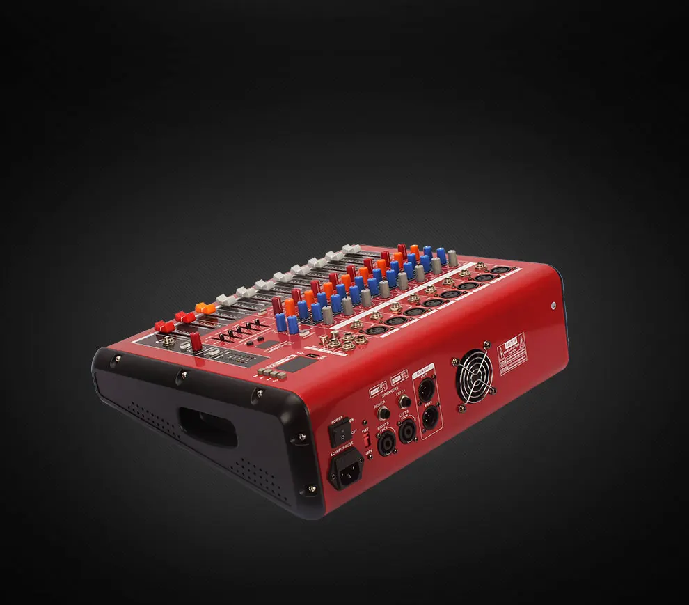 Factory Wholesale Audio Mixer 8 Channel Power Audio Mixer Dsp Amplifier