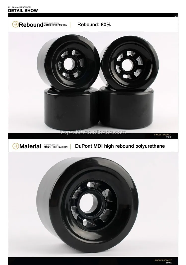 Custom Printing Longboard Wheels,Electric Skateboard Wheels Large Size