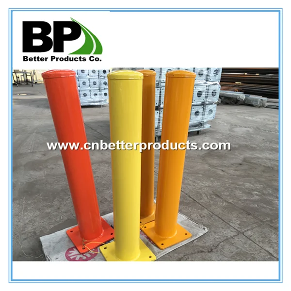 Security steel pipe bollards