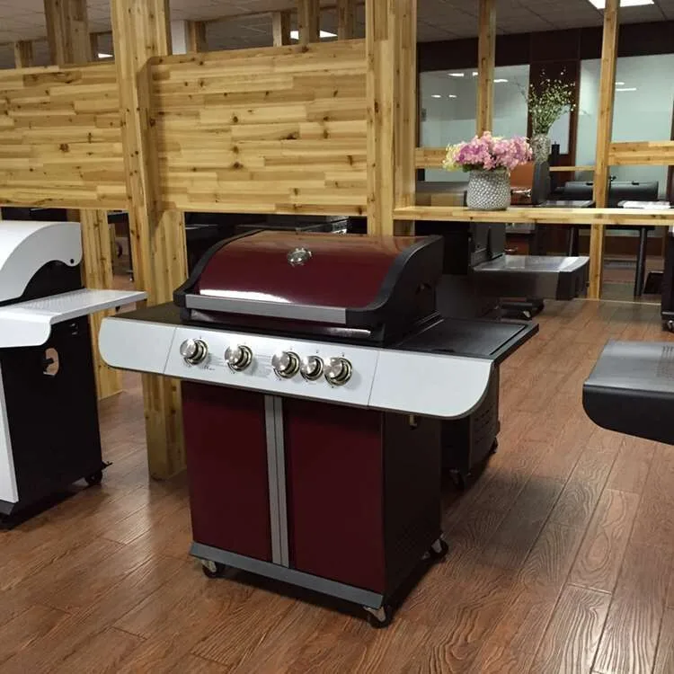 4+1 Burner Fire King Infrared Gas Bbq Grill Buy Grill,Infrared Grill