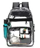 Heavy Duty Clear Backpack, Multi-Pockets Transparent School Safety Bag