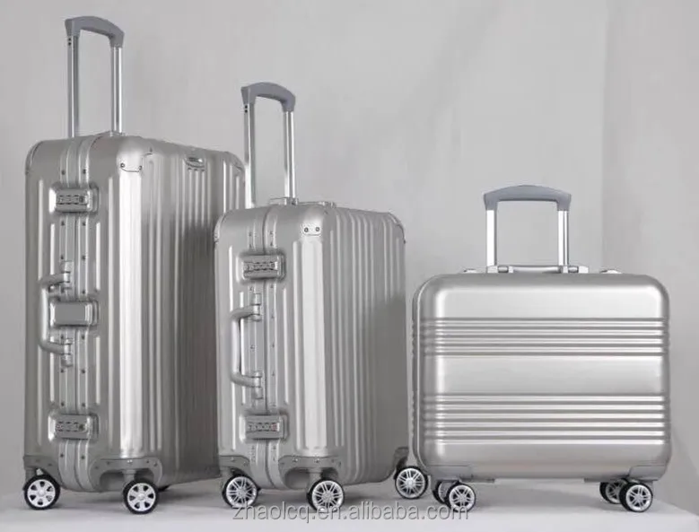 aluminum suitcase set