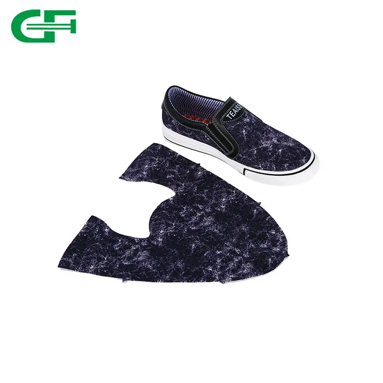 Cheap Purple Non Woven  Fabric for Ladies Shoes Material Upper