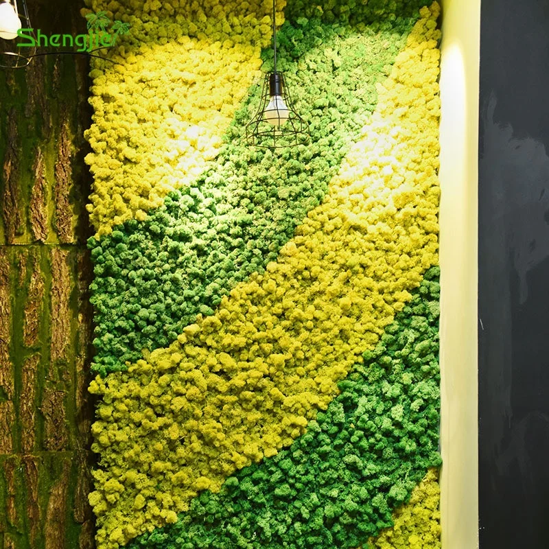 Factory Custom Artificial Moss Grass Wall Backdrop For ...