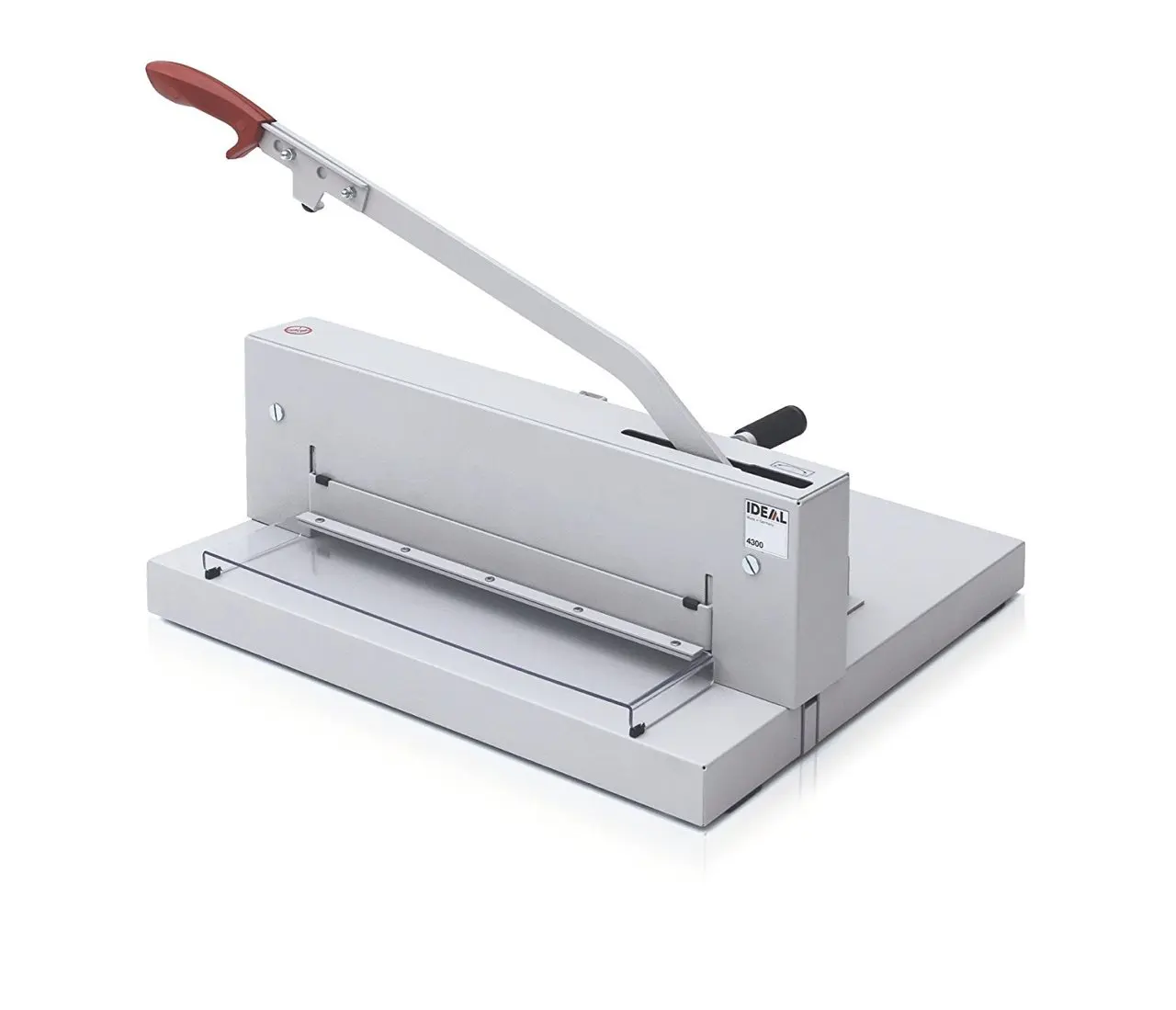 MBM TRIUMPH 4300 MANUAL TABLETOP PAPER CUTTER WITH FAST-ACTION CLAMP AND SCS SAFETY FEATURE