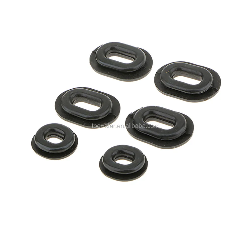 8351.1/1-001:2 Shield Set: 2x RUBBER GROMMET old shape for IGNITION COIL Sims 