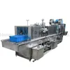 China good price recycled plastic tray plastic crate washing machine with three stage cleaning process