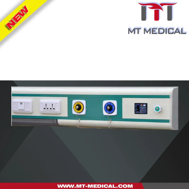 Medical Gas Outlets Germany Type Medical Wall Mounted Gas Pipeline Patient Bed Head Equipment Belt