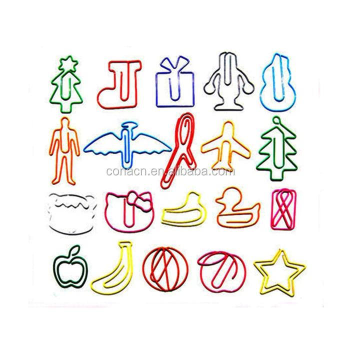 Paper Clips Colorful Cute Creative Animal Dog Bone Shape Paper Clip for Bookmark Office School Notebook 30 Pcs 