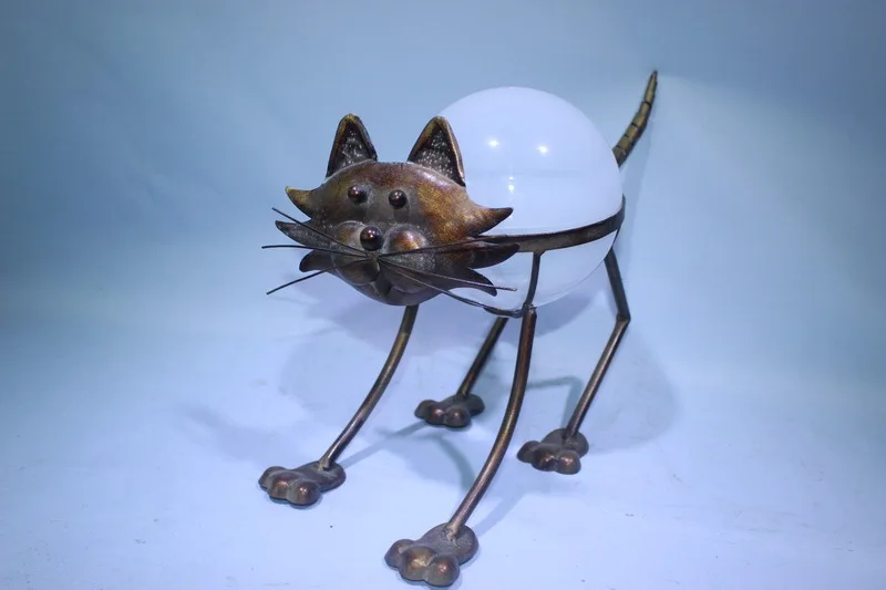 Solar Power Metal Cat Garden Ornaments Funny Garden Ornament Buy