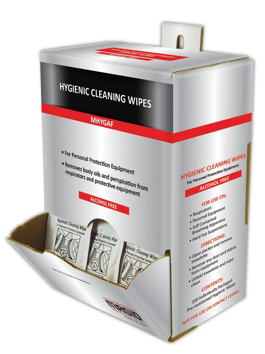 Magid Glove & Safety MHYG-AF MHYGAF Alcohol-Free Hygienic Wipes (Pack of 100)