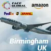Best Logistics forwarder by air freight from HongKong, China to Birmingham, UK under Door To Door shipping service.