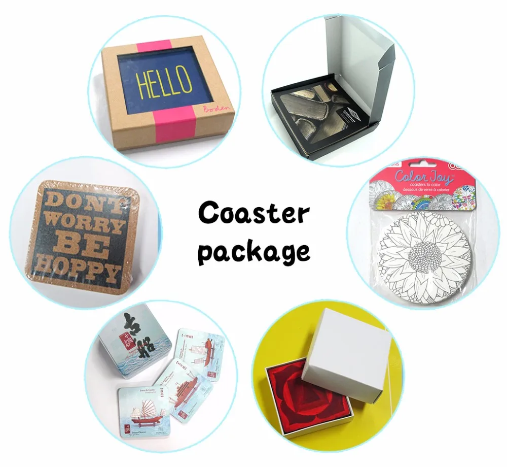 Wholesale Customize Absorbent Paper Coasters Blank Round Tissue Bar