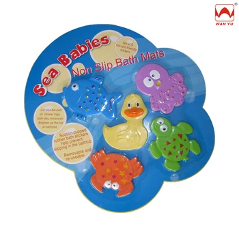 Bathroom Multi Ocean Animal Design Plastic Mini Non Slip Bath