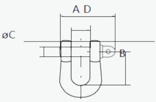 stringing equipment accessories adjustable high strength steel shackle