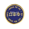 Omega Psi Phi Greek For Life Custom Embroidery Patches