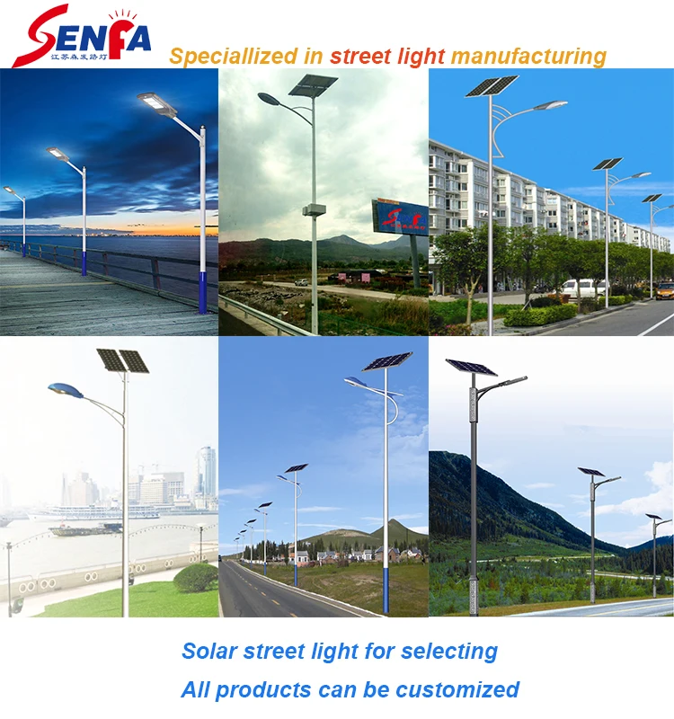 6m-12m Galvanized Led Double Arm Street Lamp Street Light Manufacturer ...