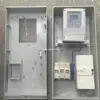 To supply single phase and Three phase prepaid energy meter box /cabinet