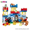 New design kids DIY plastic building castle shantou blocks toys