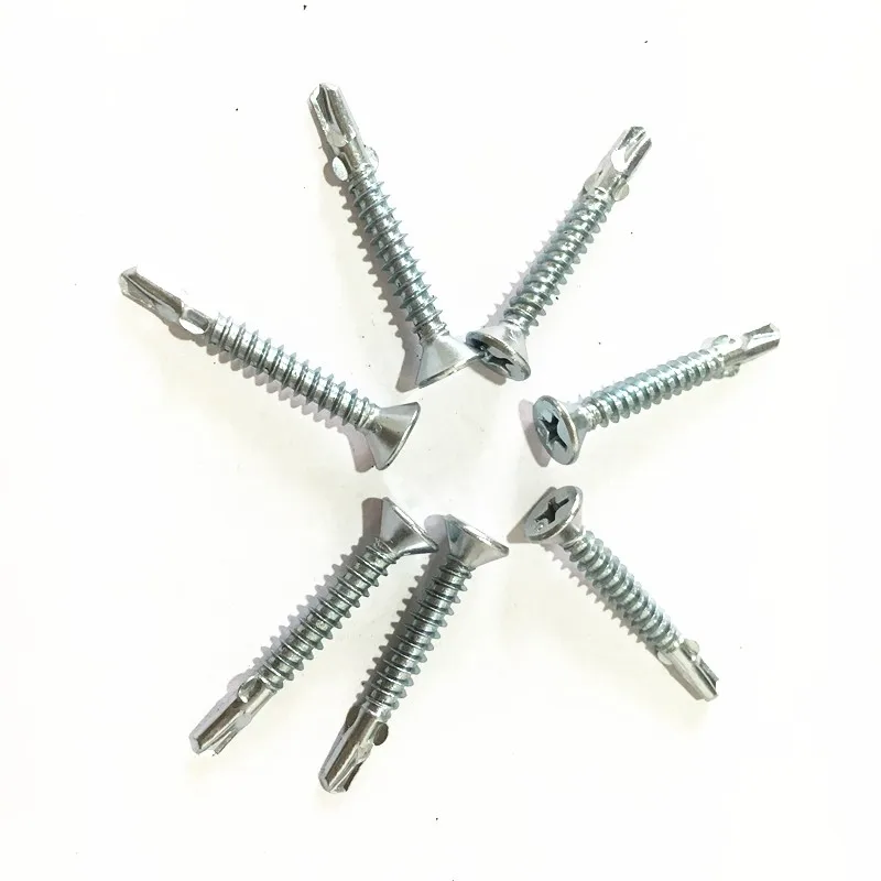 Phillips Self Drilling Screw Flat Head With 6 Nib No.2 Point Wing Nut