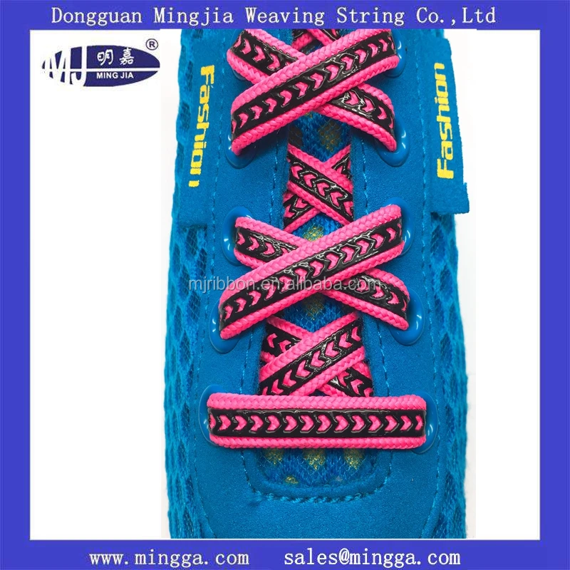 flat shoelace material