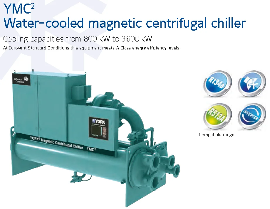 York Ymc2 Water Cooled Centrifugal Chiller Commercial