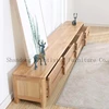 Floating cloud TV stand simple and modern small household solid wood furniture