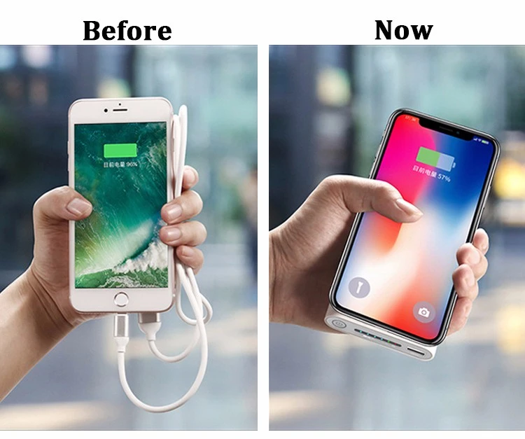 2020 New Mini 10000mah 2 USB Ports 2in1 Power Bank Trending Products Portable Qi Wireless Powerbank for Iphone use,for Type c - ANKUX.COM