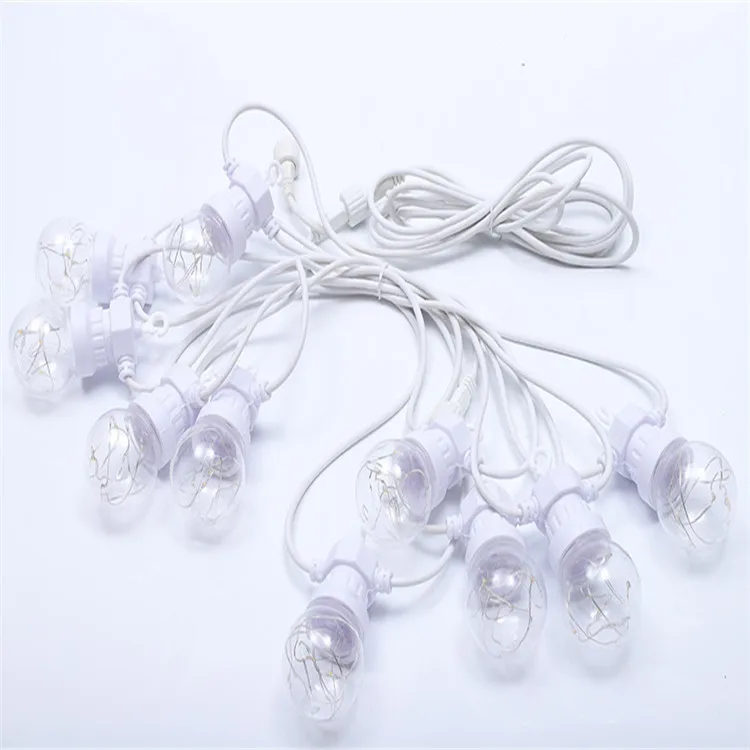 Outdoor Globe LED Copper Wire String Light G50 Festoon Globe Bulbs Garland Light Outdoor and Indoor Room Deco for Christmas Ip44