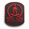 Wholesale 4pcs pvc patch 3D soft rubber custom tactical morale patches