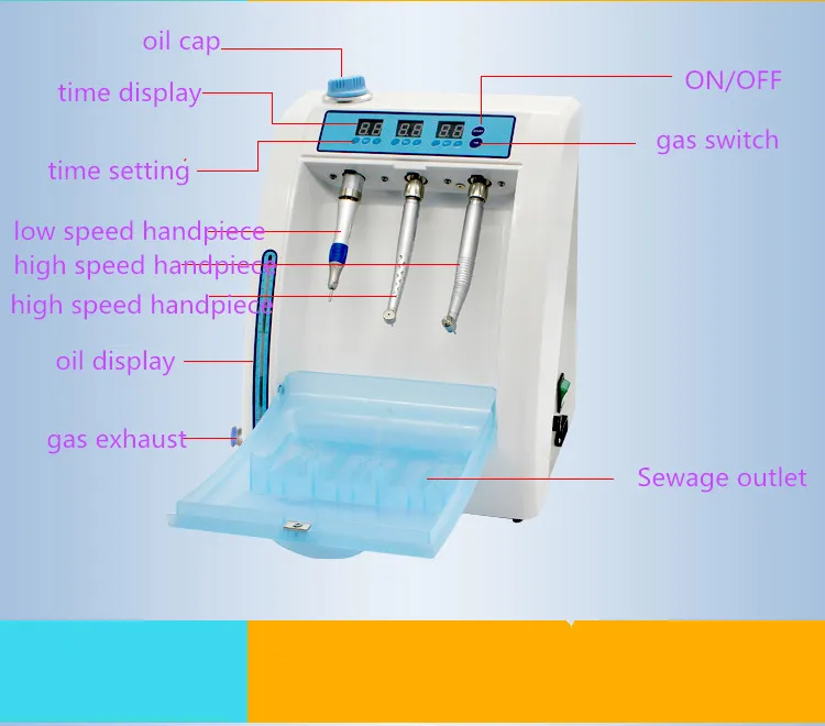 Dental Handpiece Automatic Oil System Lubricating Device Machine