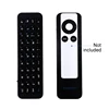 iPazzPort Bluetooth keyboard with back case for remote of Apple TV box 2,3rd to input letters smoothly and protect it, ODM OEM