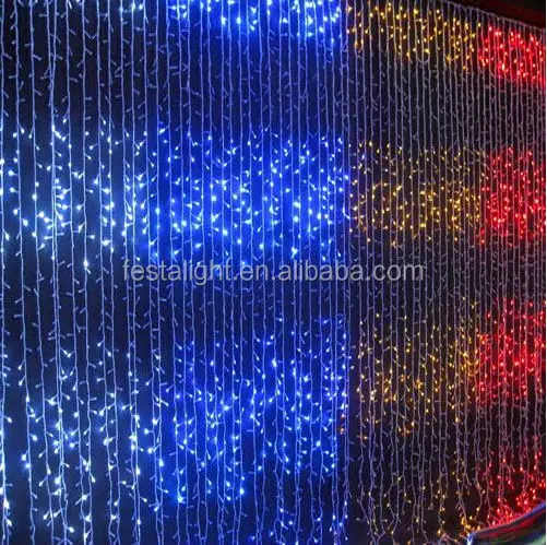 Hot sell programmable led string lights wedding decoration outdoor waterproof curtain light