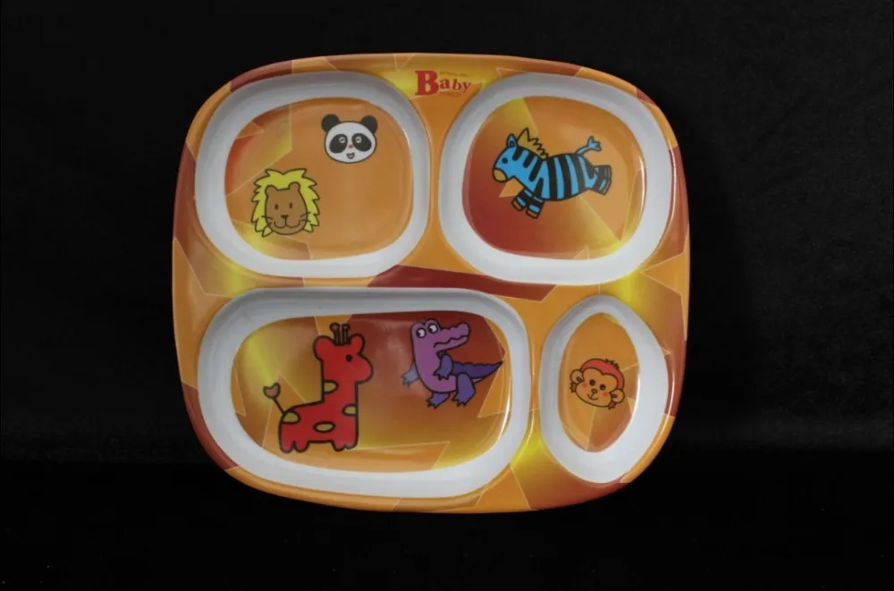 9.2inch melamine little bear plate