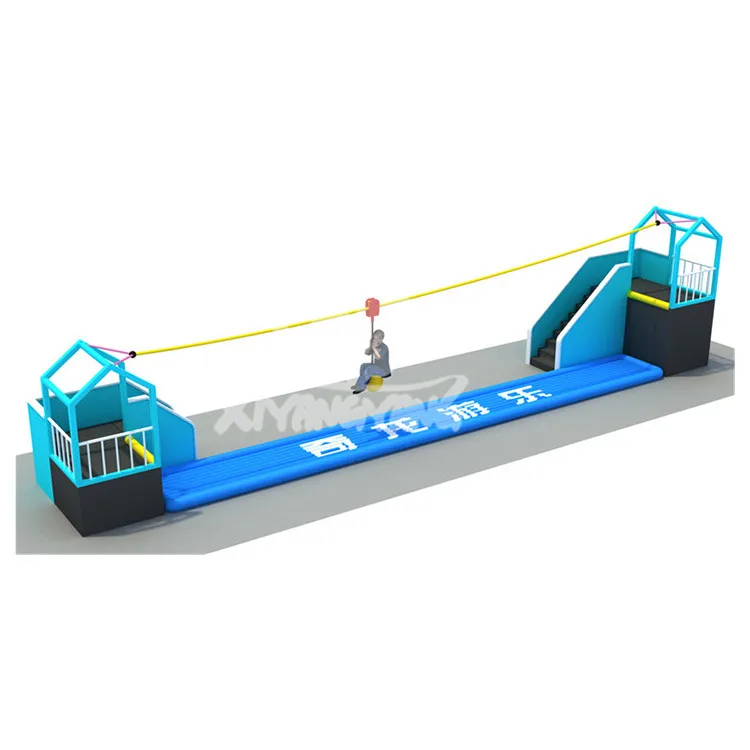 Customized Equipment Children Adventure Indoor Playground Zip Line For
