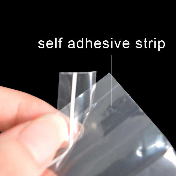 Resealable Cello Custom Print Clothing Clear Poly Self Adhesive Seal ...