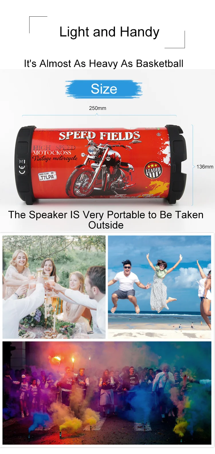 portable wireless blue tooth speaker